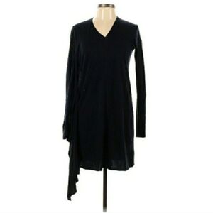 MM6 Maison Margiela Black Asymmetrical Longsleeve Dress NWT, Large